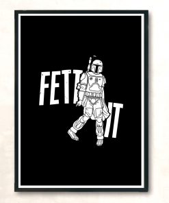 Fett It Modern Poster Print