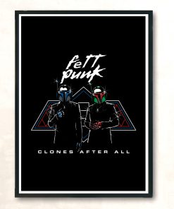 Fett Punk Modern Poster Print