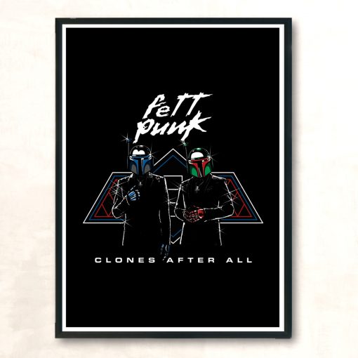 Fett Punk Modern Poster Print