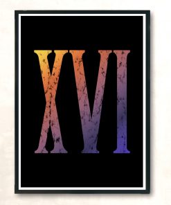 Ffxvi Numerals Modern Poster Print