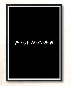 Fiancee Modern Poster Print