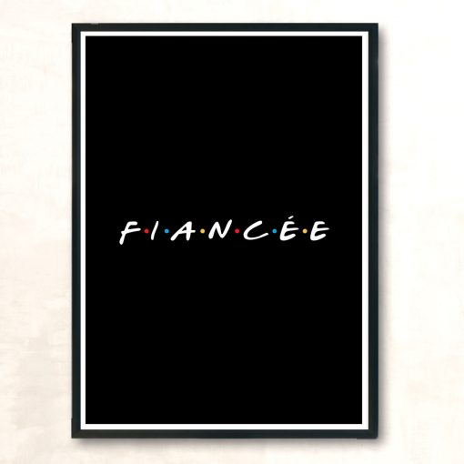 Fiancee Modern Poster Print