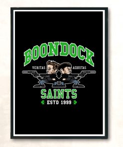 Fighting Saints Modern Poster Print