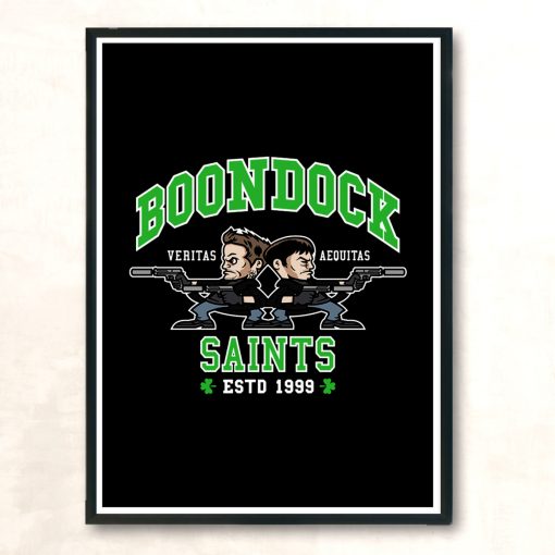 Fighting Saints Modern Poster Print