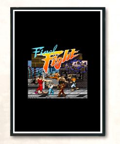 Final Fight Modern Poster Print