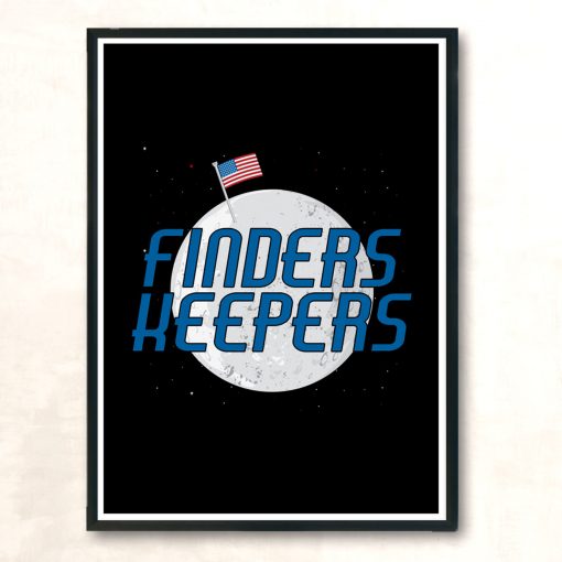 Finders Keepers Modern Poster Print