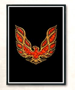 Firebird Modern Poster Print