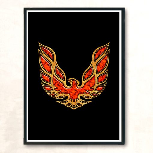 Firebird Modern Poster Print