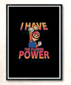 Flower Powere Modern Poster Print