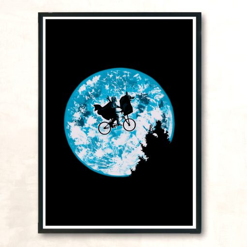 Flying Baby Modern Poster Print