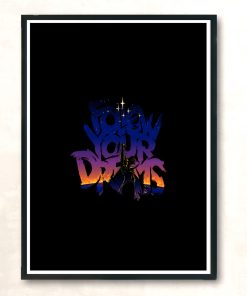 Follow Your Dreams Rising Dawn Modern Poster Print