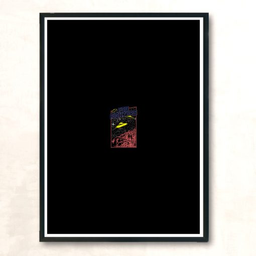 Foo Fighters Ufo Modern Poster Print