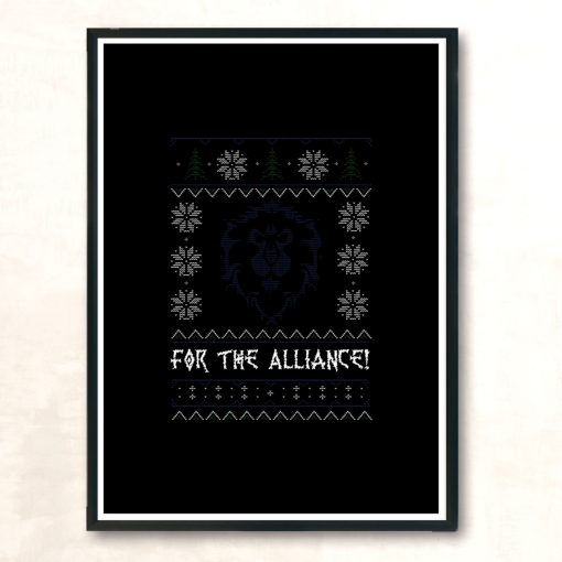 For The Alliance Modern Poster Print