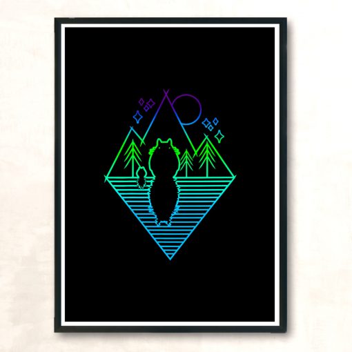 Forestt Spirit Modern Poster Print