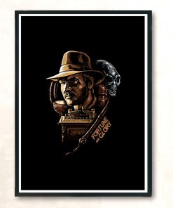 Fortune And Glory Modern Poster Print