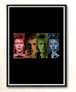 Four Faces Modern Poster Print