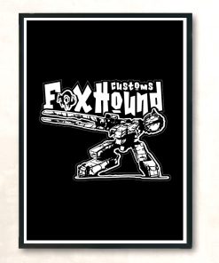 Fox Hound Customs Modern Poster Print