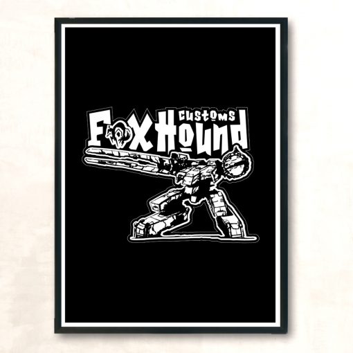 Fox Hound Customs Modern Poster Print