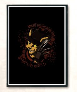 Freddy Meow Modern Poster Print