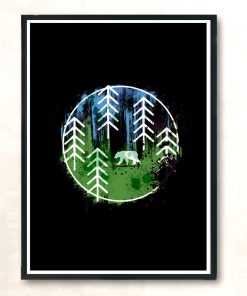 Free And Wild Modern Poster Print