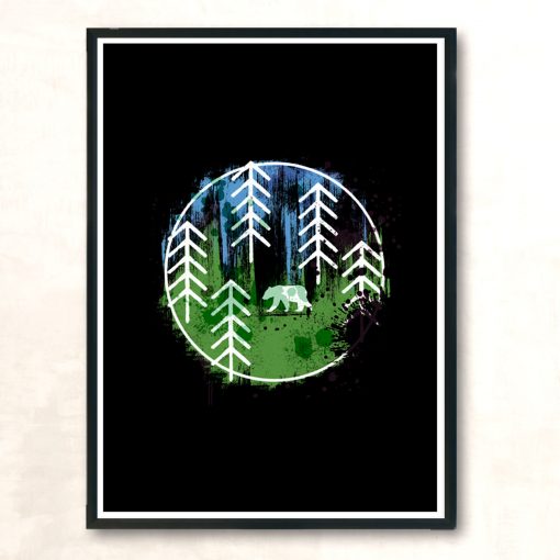 Free And Wild Modern Poster Print