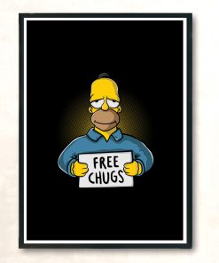 Free Chugs Modern Poster Print