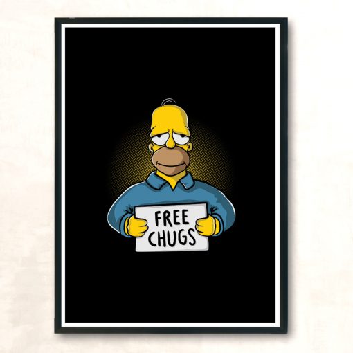 Free Chugs Modern Poster Print