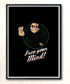 Free Your Mind Modern Poster Print