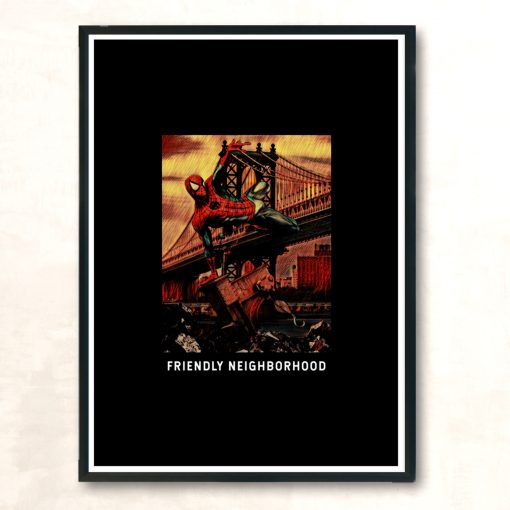 Friendly Neighborhood 2 Modern Poster Print