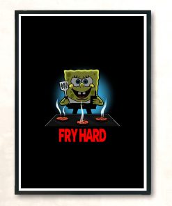 Fry Hard Modern Poster Print