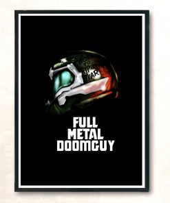 Full Metal Doomguy Modern Poster Print