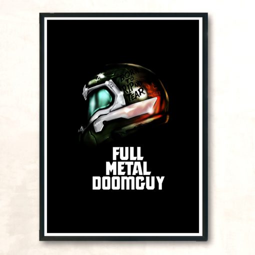 Full Metal Doomguy Modern Poster Print