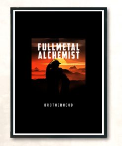 Fullmetal Alchemist Brotherhood Modern Poster Print