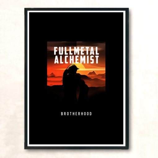 Fullmetal Alchemist Brotherhood Modern Poster Print