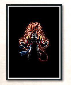 Fusion Ssj4 Modern Poster Print