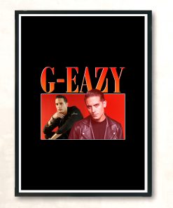 G Eazy Rapper Vintage Wall Poster