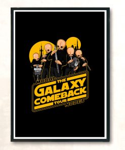 Galaxy Comeback Tour Modern Poster Print