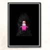 Game Of Crowns Modern Poster Print