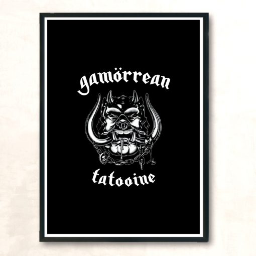 Gammorean Guard Motorhead Mashup Modern Poster Print