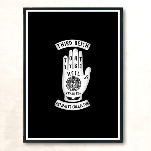 Gestapo Hand Modern Poster Print