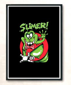 Ghost Slime Modern Poster Print