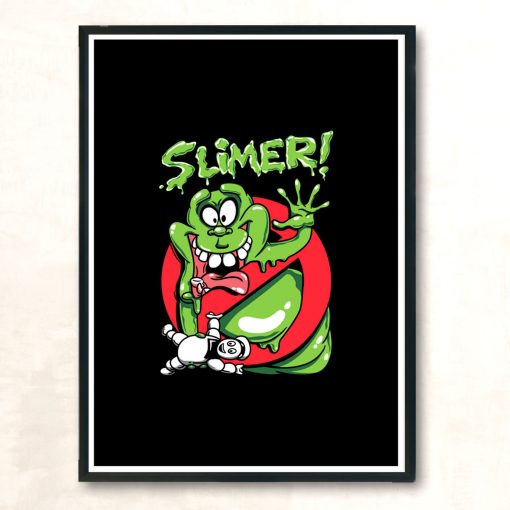 Ghost Slime Modern Poster Print