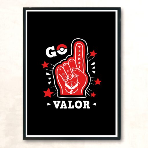 Go Valor Modern Poster Print