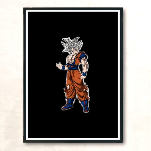 Goku Ultra Instinct Modern Poster Print