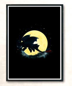 Goodnight Fury Modern Poster Print