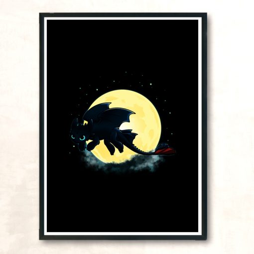 Goodnight Fury Modern Poster Print