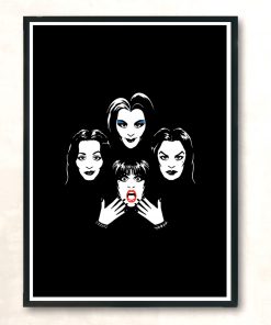 Goth Queens Modern Poster Print