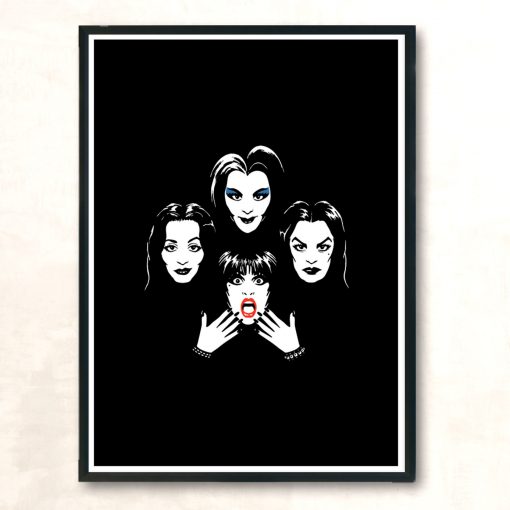 Goth Queens Modern Poster Print