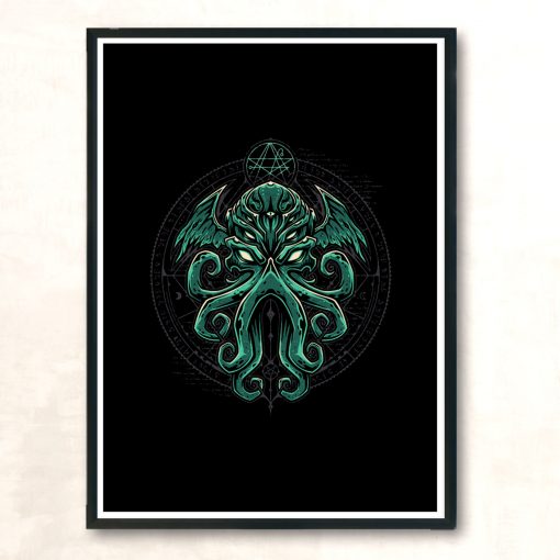 Great Cthulhu Modern Poster Print