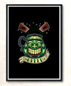 Greed Pot Modern Poster Print